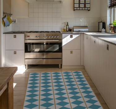 Sweden design geometric vinyl carpet - TenStickers
