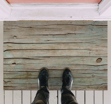 Tainted Wood wood effect vinyl flooring - TenStickers