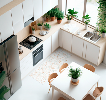 Terrazo candy tile vinyl rug - TenStickers