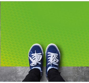 TEXTURED GREEN SURFACE wood effect rug - TenStickers