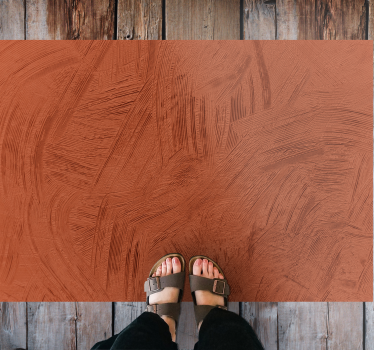 Textured Timber wood effect rug - TenStickers