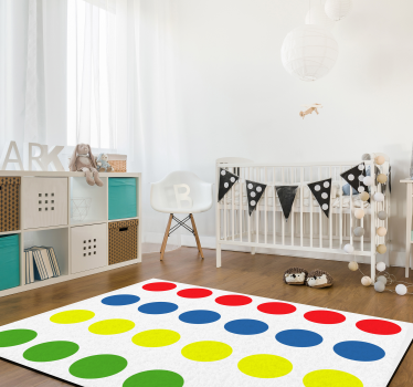 Twister game vinyl carpet - TenStickers