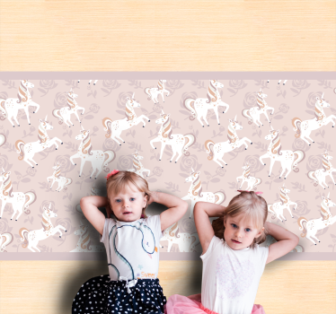 Unicorn Dreamscape kids carpet - TenStickers