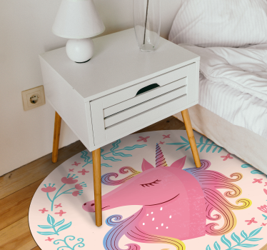 Unicorn Fairytale custom floor mat - TenStickers