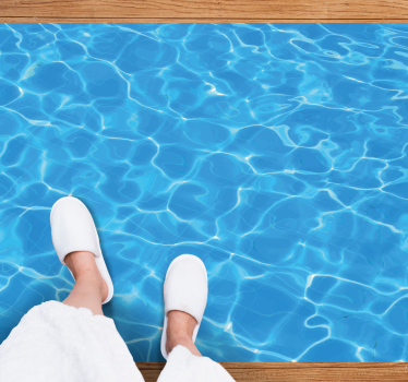 Water texture texture rug - TenStickers