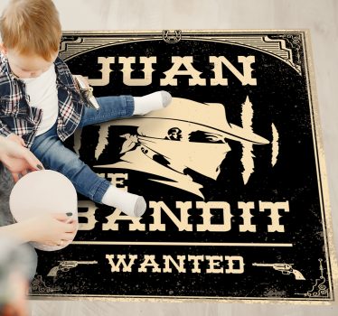 Western Bandit Theme custom floor mat - TenStickers