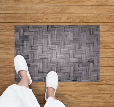 Woven Textured Detail texture rug - TenStickers