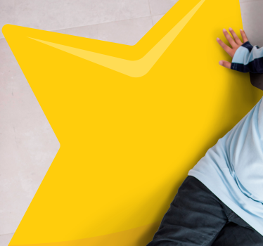Yellow classic star carpet - TenStickers