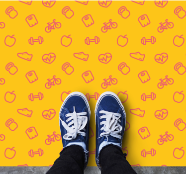 Youthful Playfulness kids carpet - TenStickers