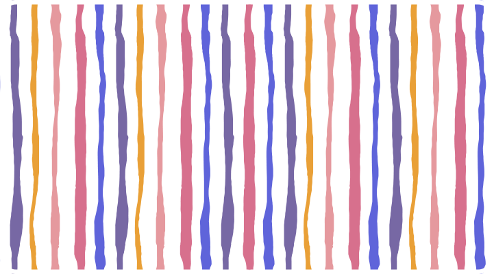 Colourful wide stripes bathroom mat - TenStickers