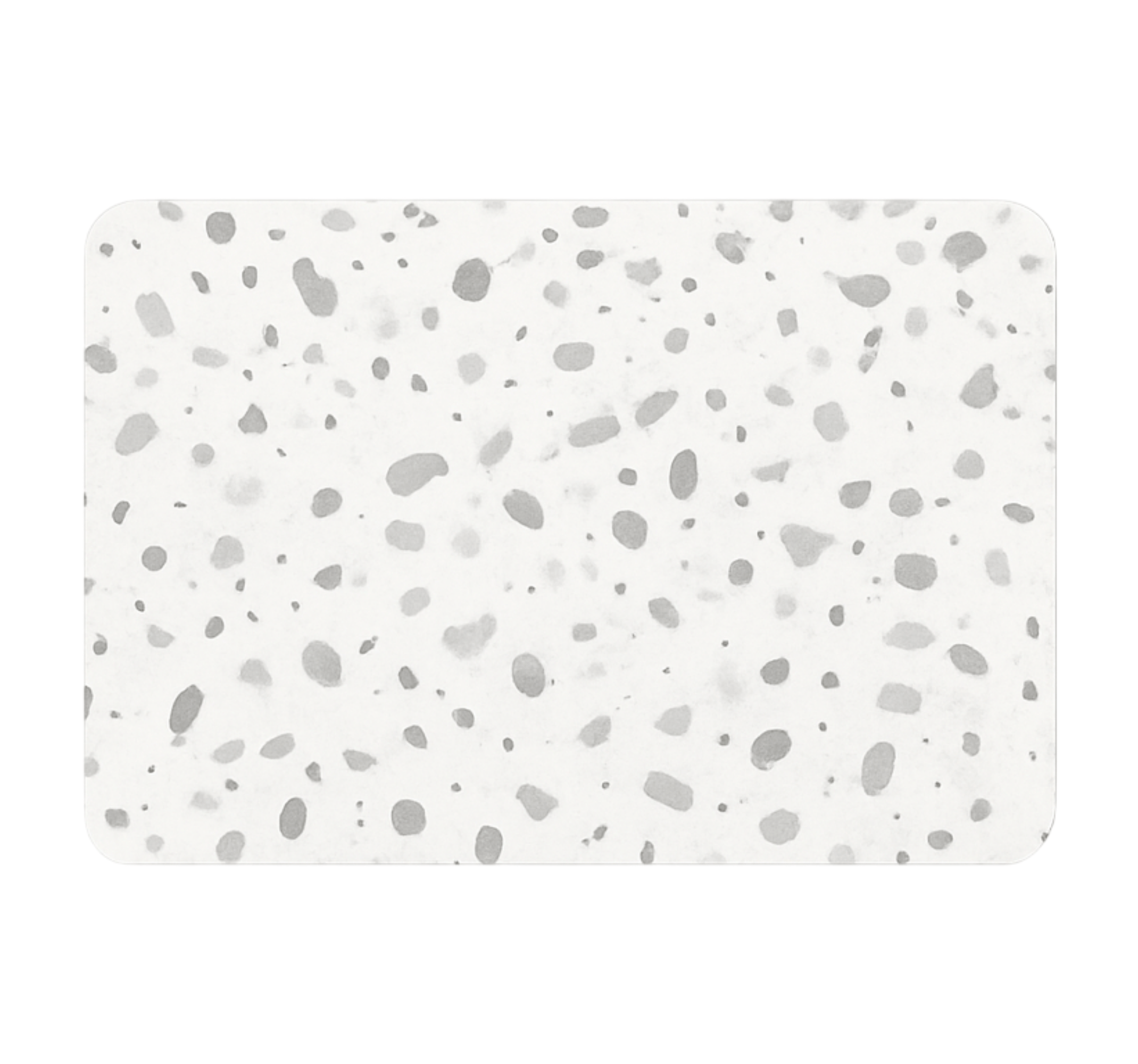 Grey terrazzo effect marble rug - TenStickers