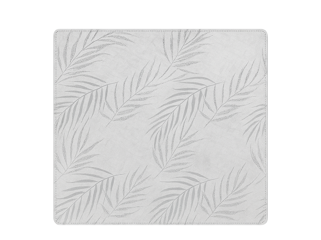 Subtle palm fronds outdoor rug - TenStickers