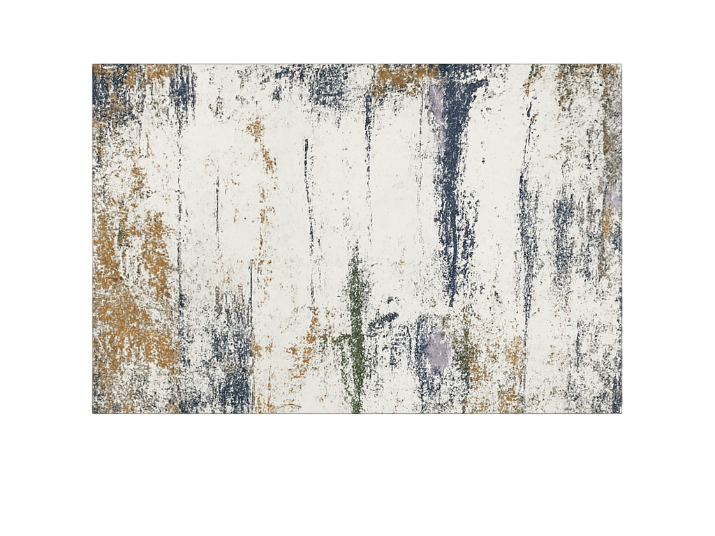 Abstract distressed design outdoor rug - TenStickers