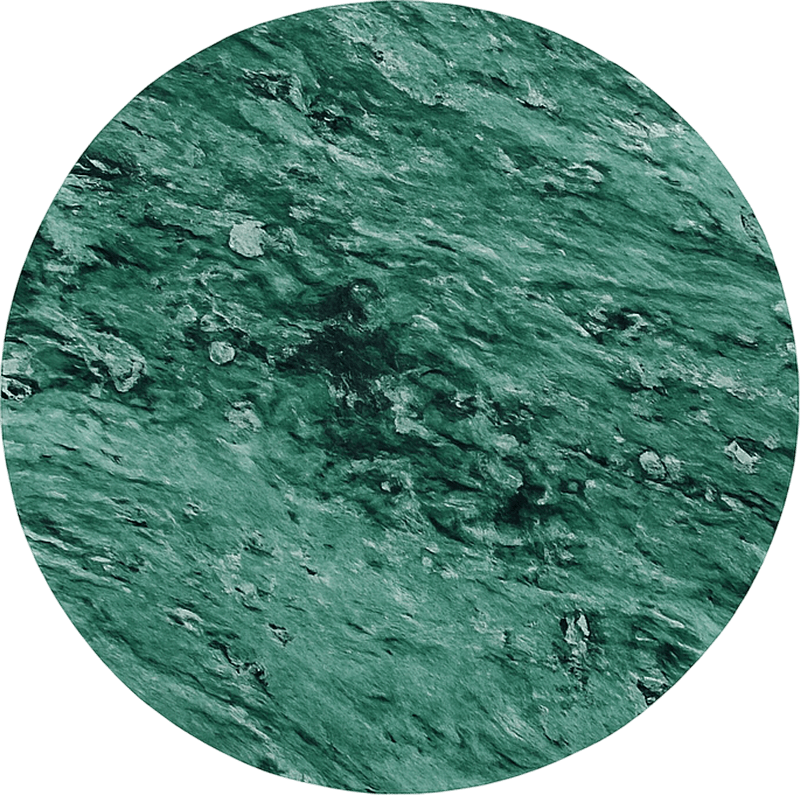 Elegant marble effect green rug - TenStickers