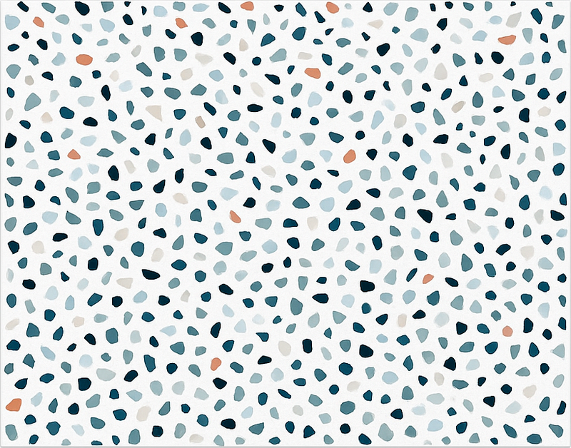 Small colorfull stones kitchen mat - TenStickers