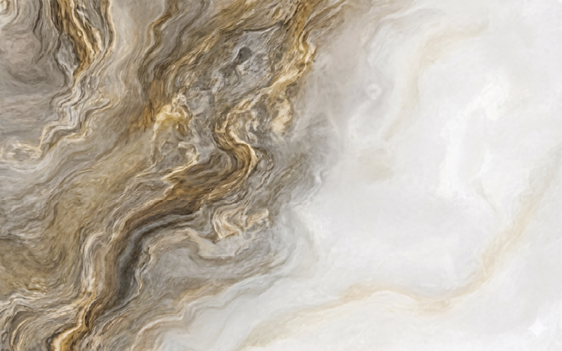 Taupe onyx effect marble rug - TenStickers