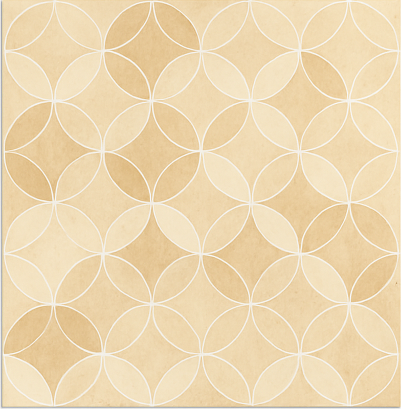 Geometric Overlapping Circles dining room rug - TenStickers
