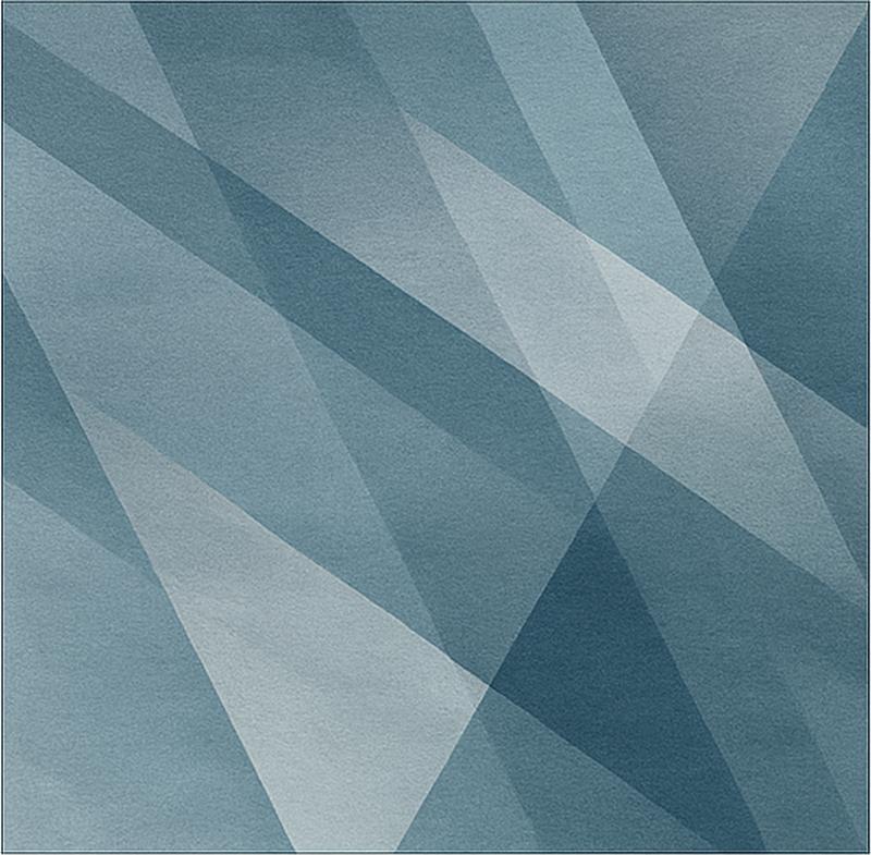 Abstract Geometric Gradient dining room rug - TenStickers