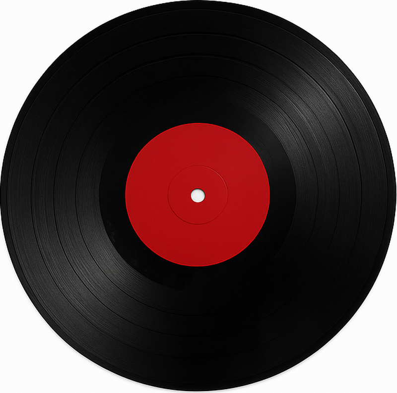 Giant Vinyl Record dining room rug - TenStickers