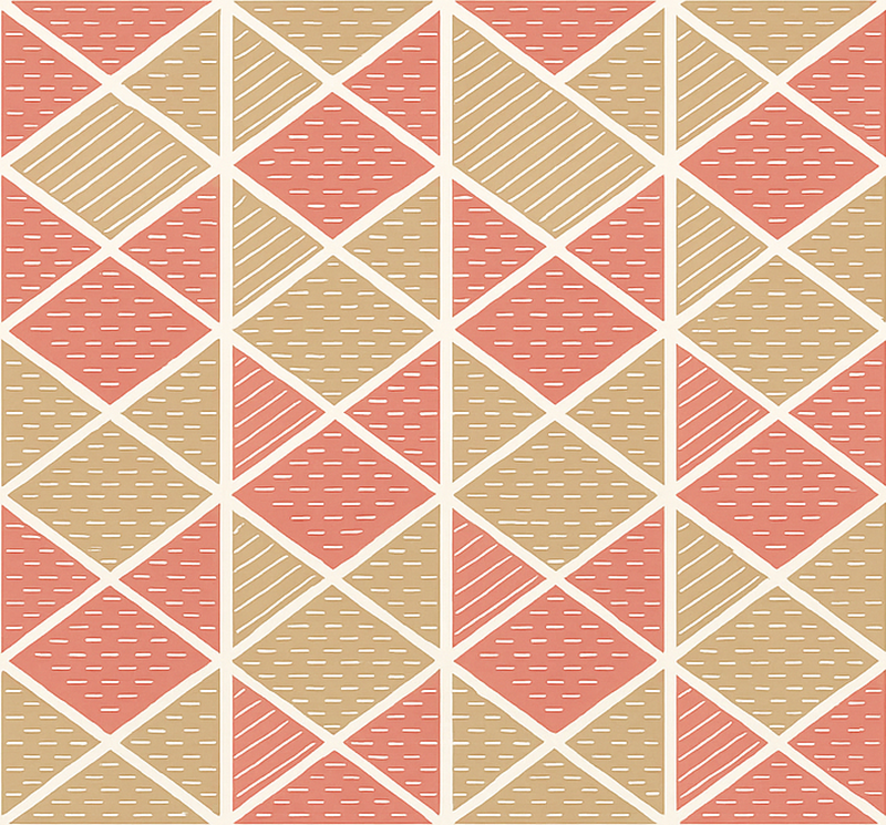 Graphic Scandinavian Style dining room rug - TenStickers