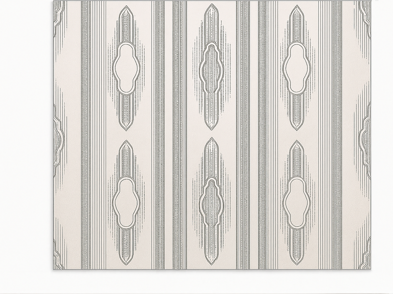 Intricate Ethnic Geometry dining room rug - TenStickers