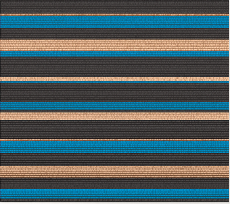 Dark tone woven effect  kitchen vinyl mat - TenStickers