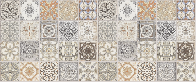 Persian Tiles CREARREDA mosaic rug - TenStickers
