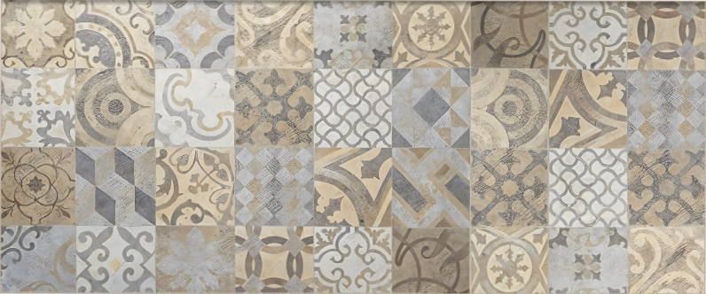 Cementine Arancioni mosaic rug - TenStickers