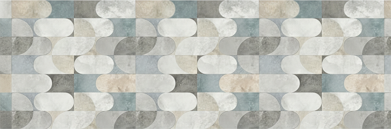 Kitchen vinyl mat modern pill mosaic design - TenStickers