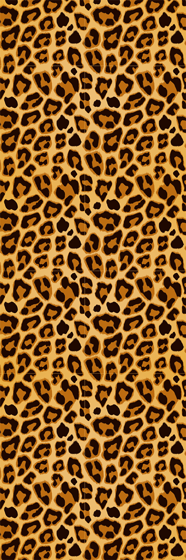 Animal mat leopard simple print - TenStickers