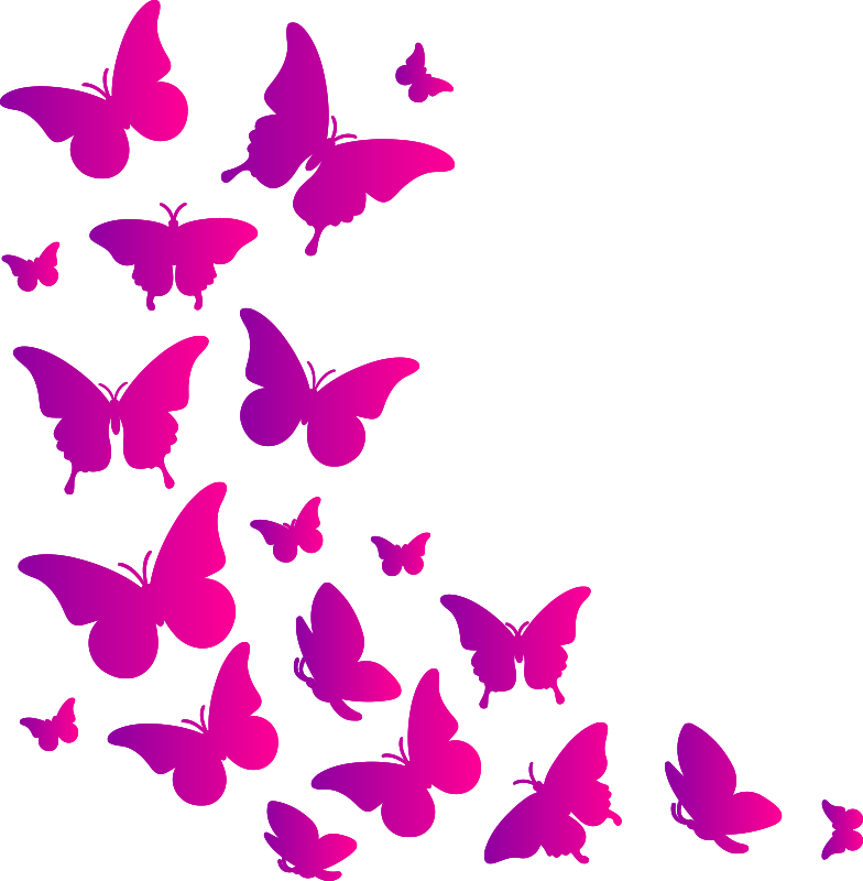 Animal mat window butterfly - TenStickers