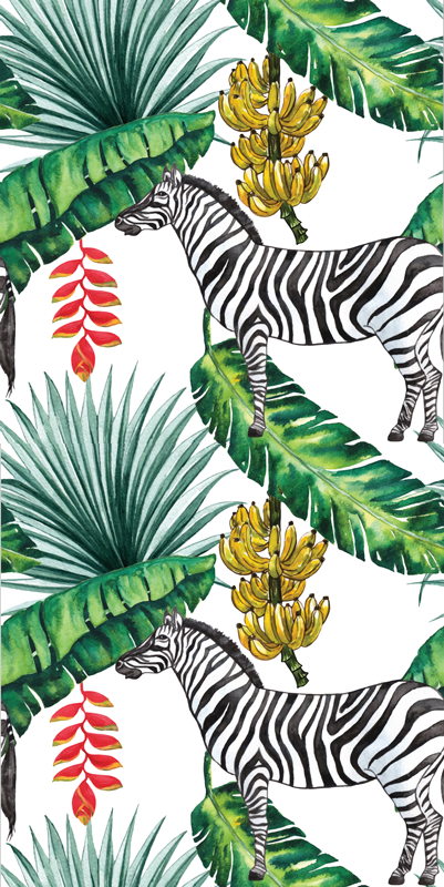 Animal mat with nature design - TenStickers