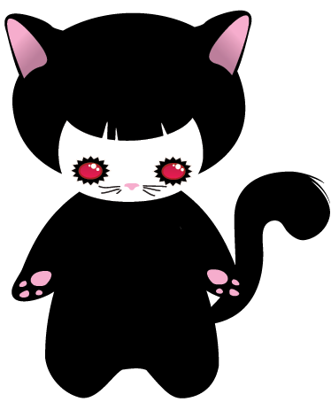 Animal mat baby cat monster - TenStickers