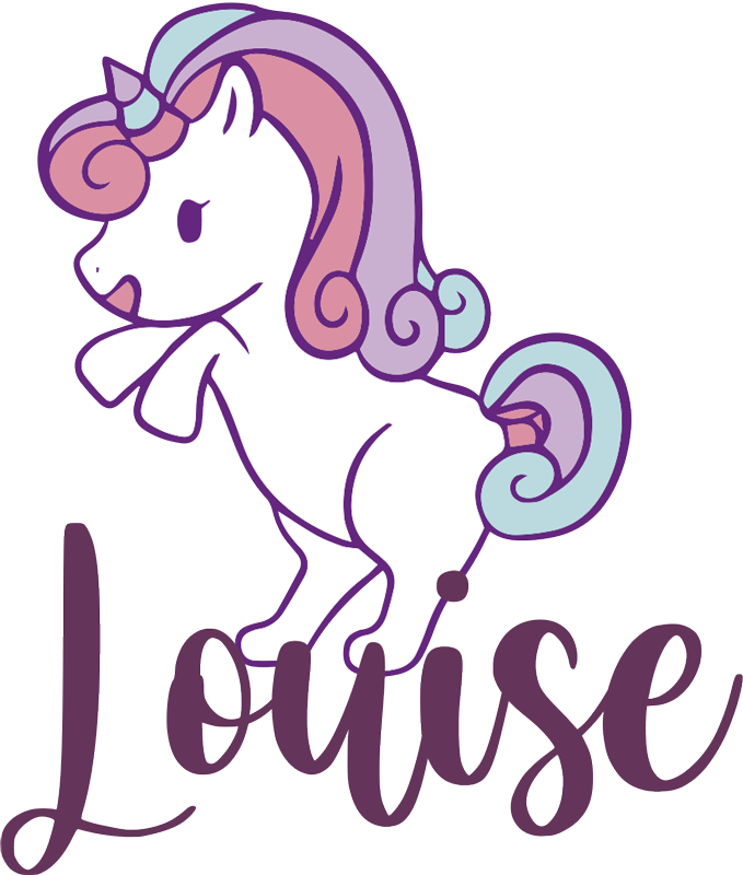 Funny small unicorn animal mat - TenStickers