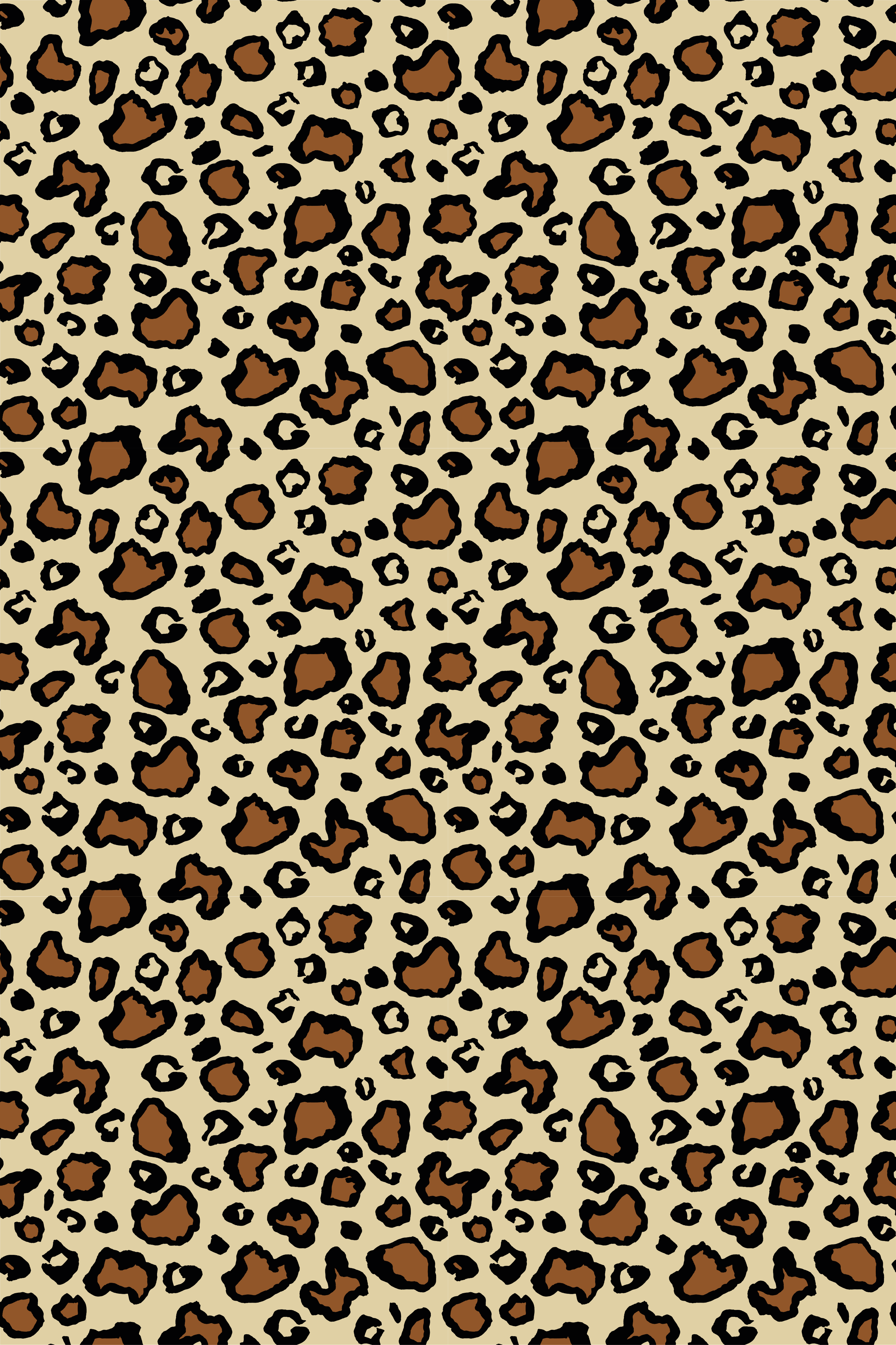 Animal mat classic leopard print design - TenStickers