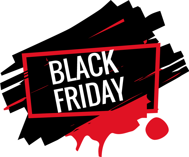 Black friday rug modern sticker - TenStickers