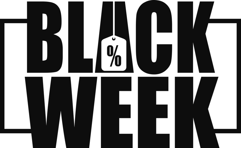 Black friday rug for window display - TenStickers