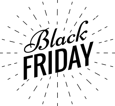 Sparkling black friday rug - TenStickers