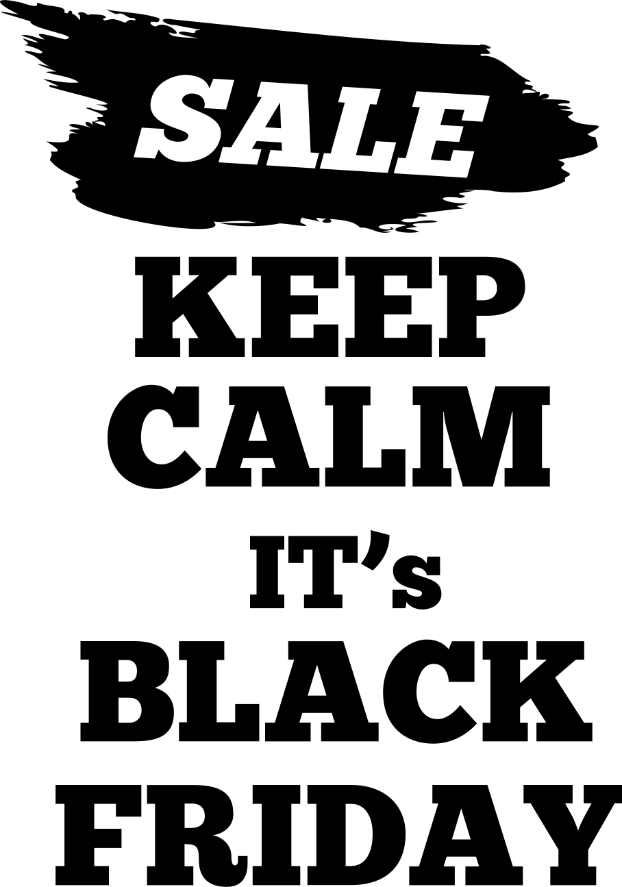 Black friday rug promotional sale flag - TenStickers