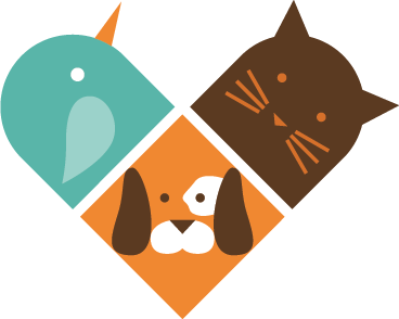 Animal mat with vibrant animal faces - TenStickers