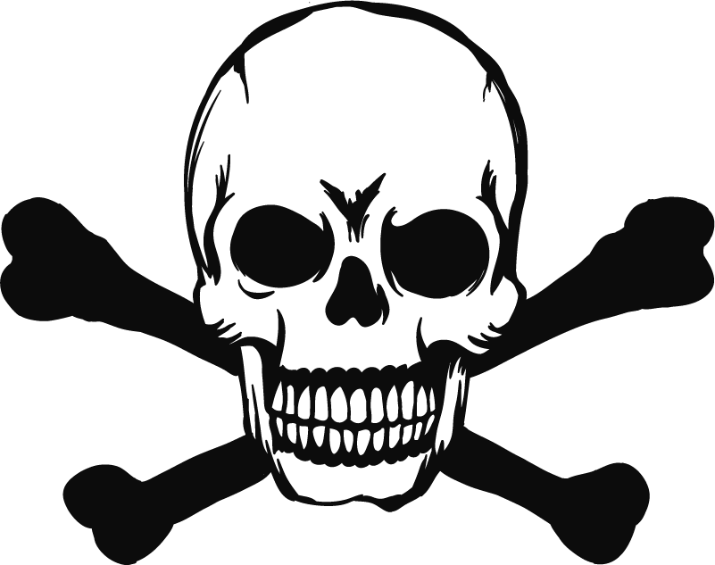 Halloween rugs skull for car - TenStickers