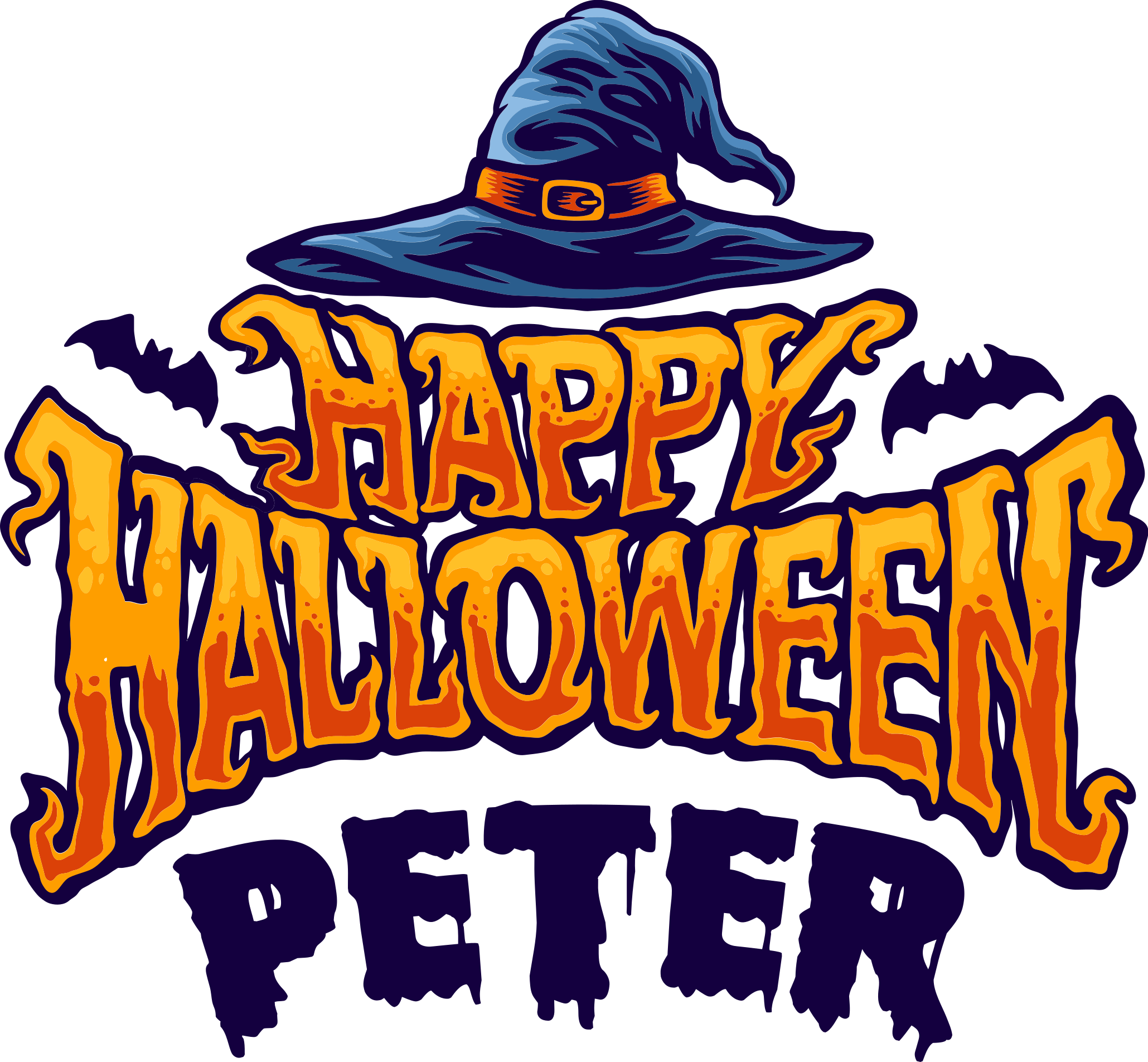 Halloween rugs happy halloween personalized - TenStickers