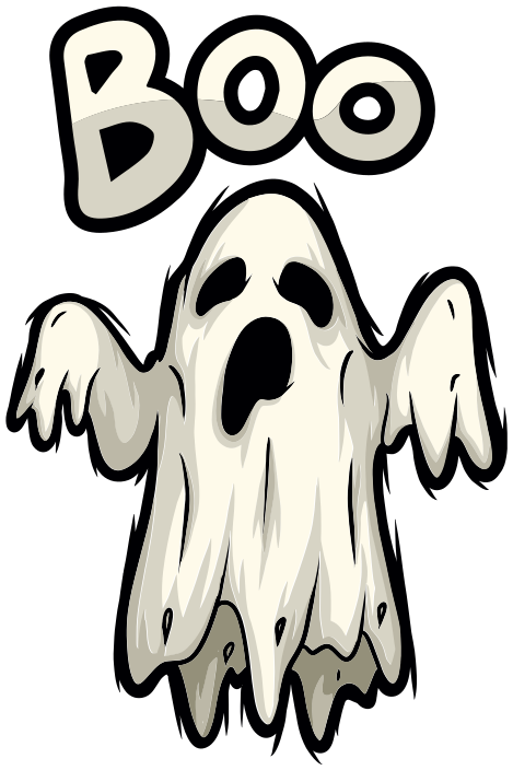Halloween rugs boo ghost figure - TenStickers