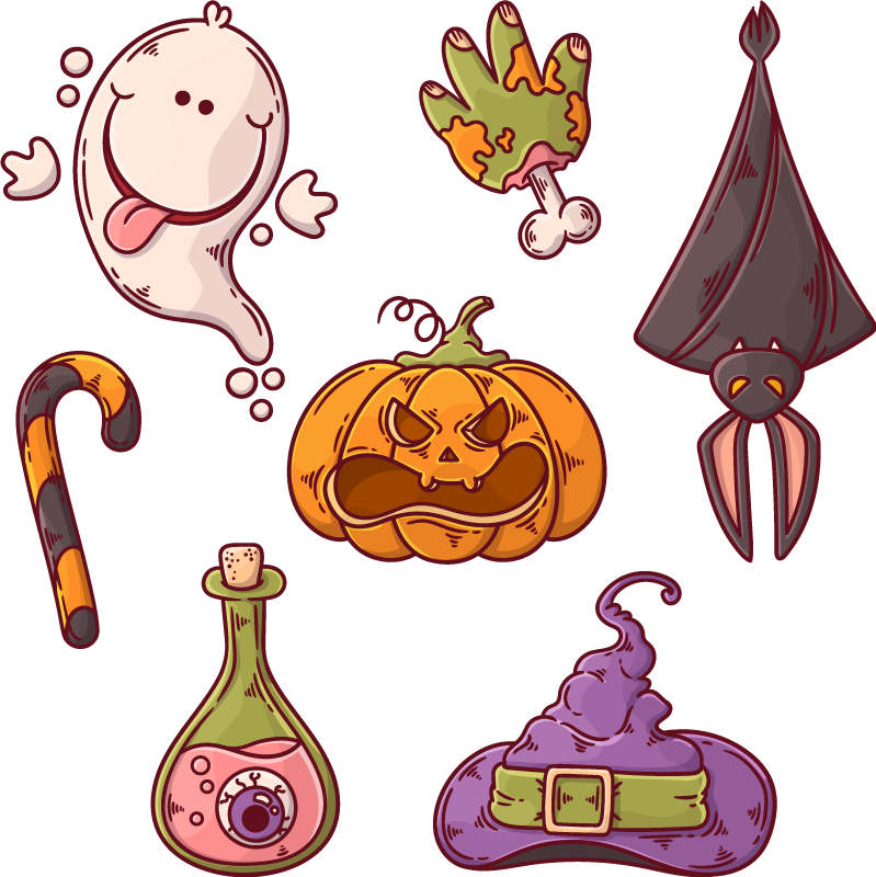 Halloween rugs with spooky designs - TenStickers