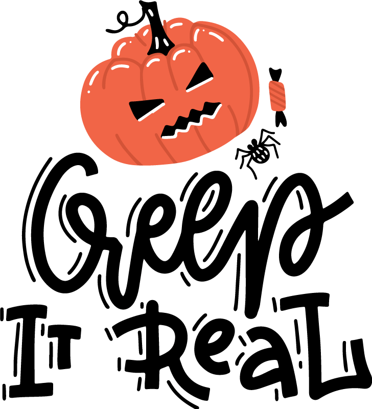 Halloween rugs creepy pumpkin design - TenStickers