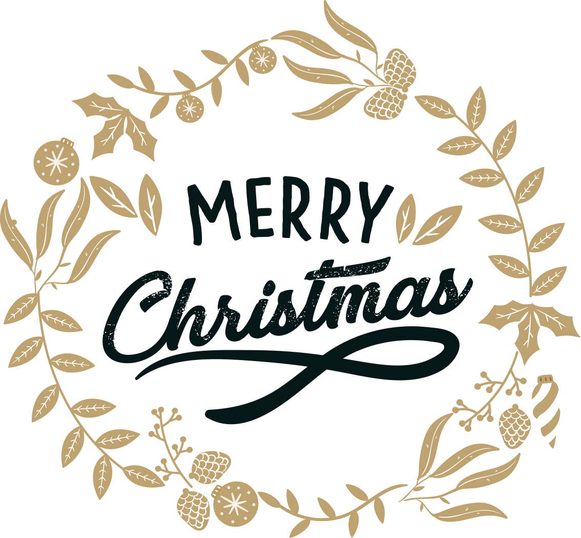 Christmas rug with floral embroidery design - TenStickers