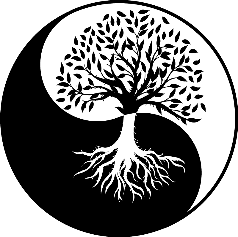 Floral rug tree of life harmony design - TenStickers