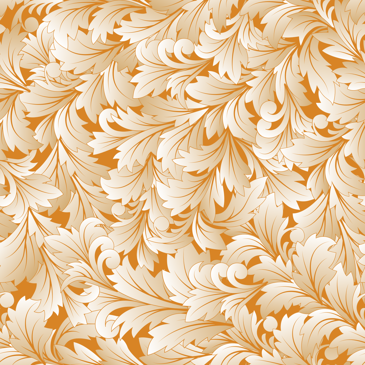 Floral rug with graceful floral design - TenStickers