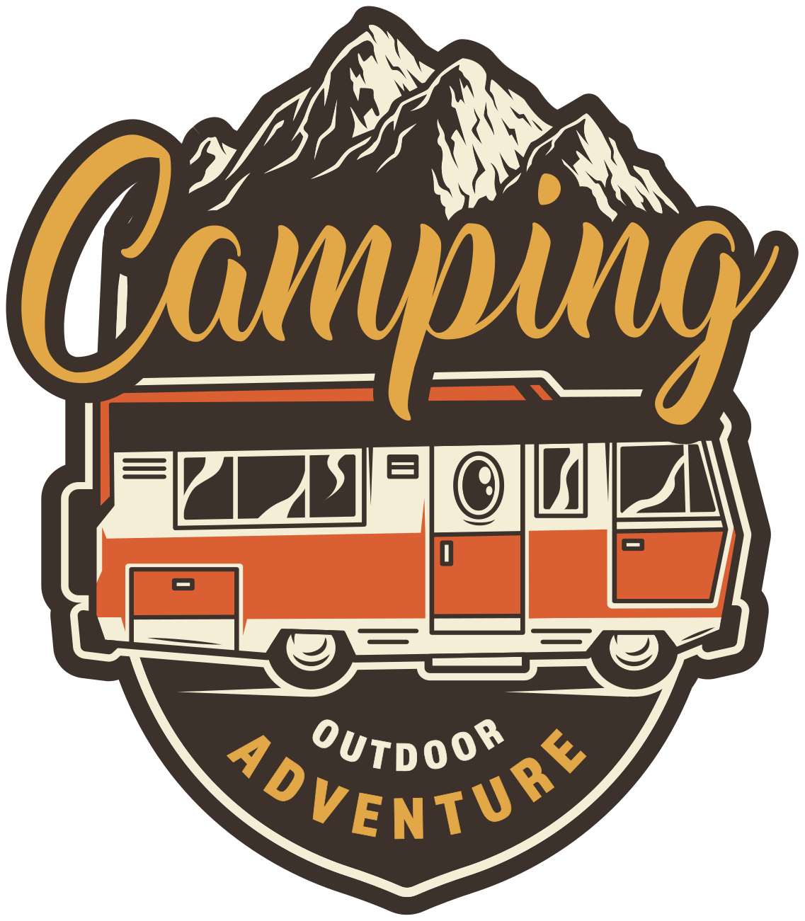 Floral rug for motorhome camping adventure - TenStickers