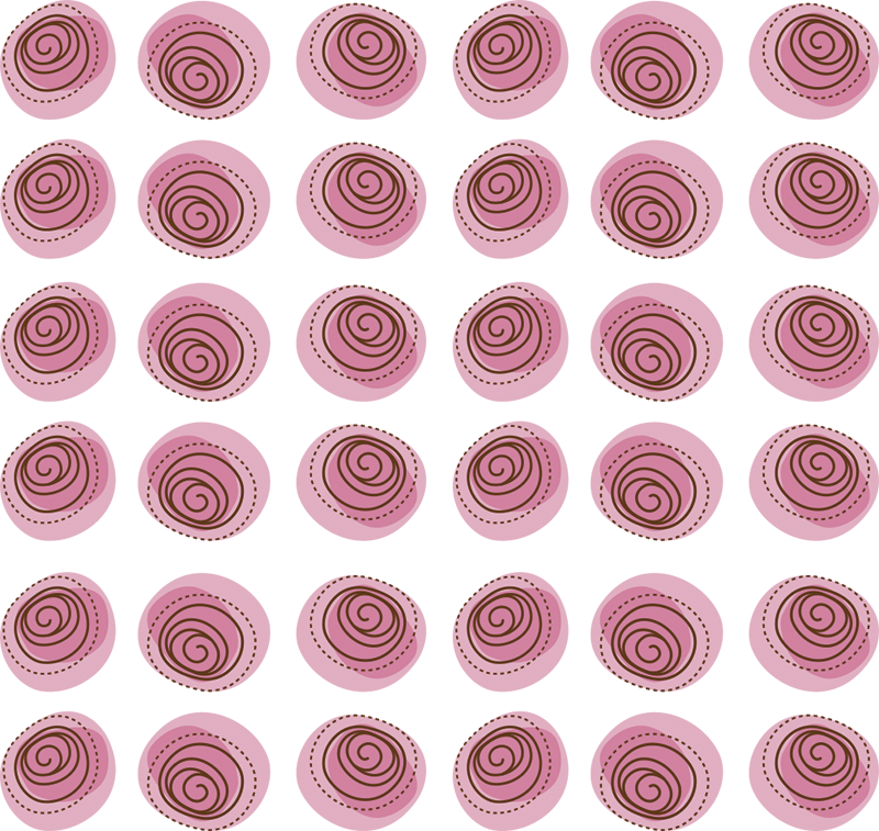 Floral rug with pink floral design - TenStickers